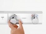 RainSelect-4 termostats dušai,balts/hroms 9