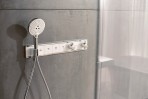 RainSelect-4 termostats dušai,balts/hroms 11