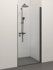 Elegante Black dušas durvis 80x200