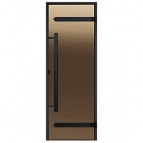 790x1890 mm, Bronze stikla saunas durvis