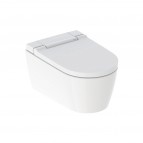 Geberit AquaClean Sela bidē tualetes pods ar vāku, balts