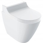 Geberit AquaClean Tuma Classic bidē tualetes pods ar vāku, balts