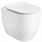 Glomp tualetes pods 51x36,5 cm, ar vāku NoRim ar Soft Close, balts