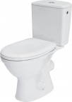 WC pods MERIDA ar tvertni 3/6l, ūdens padeve no sāniem, hor. izvads