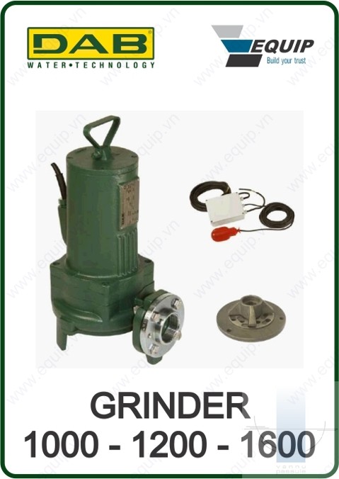 Sūknis GRINDER 1000 T 1.6kW 400V 50Hz 1