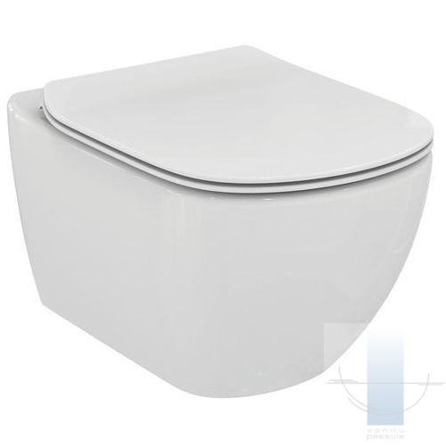 Tesi Aquablade Silk White piekaramais WC pods ar SC vāku 1