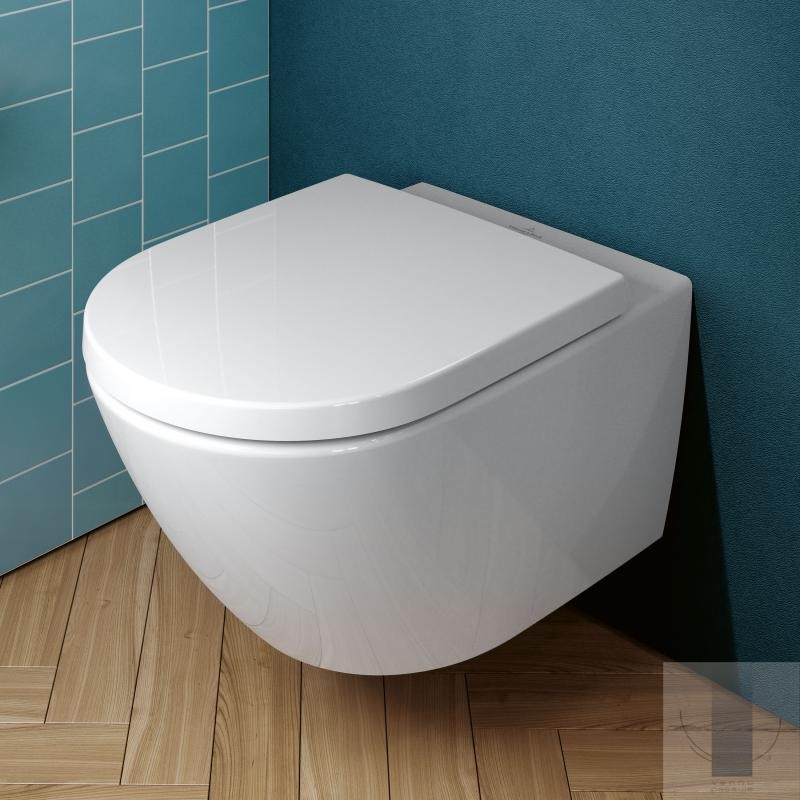 Subway 3.0 Rimless WC piekaramais pods ar SC QR vāku, Ceramic Plus 1