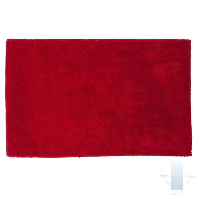 Doux vannas istabas paklājs, 50x80 cm, poliesters, sarkans 1
