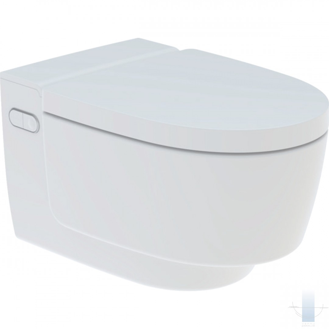 Geberit AquaClean Mera Comfort bidē tualetes pods ar vāku, balts 1