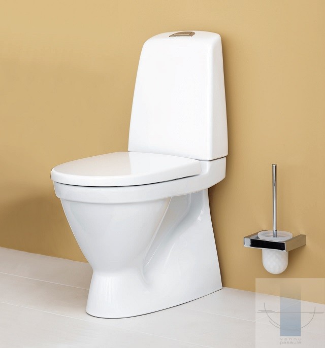 Nautic 1500 WC pods Hygienic Flush ar Soft-Close vāku, CeramicPlus  1