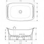 Axor Urquiola izlietne 625mm, montējama pie sienas 2