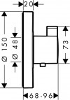 Термостат ShowerSelect S Highflow 2