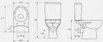 WC kompakts PARVA 010 3/6 ar cieto vāku 2