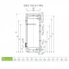 1 Mpa OKCE 750 S elektr. boil. stacionārs 3