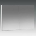 Ifo зеркальный шкаф OSSN 90, блестящий белый 