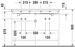 2nd Floor izlietne,120x50,5 cm 4