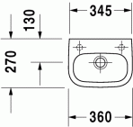 D-code izlietne 36x27 cm 3