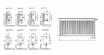 Purmo VKO напольный радиатор 200x3000 mm 33 тип 4