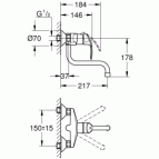 Eurosmart кухонный смеситель 21,7 mm 2