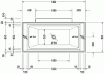 Sundeck vanna 190x100 cm 3