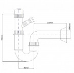 Sifons 1 1/2x50-32 ar noteci