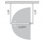 LLB dušas siena 80 cm 4