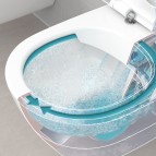 O.Novo Direct-Flush sienas WC komplekts 4