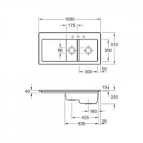 Subway 60 XR virtuves izlietne  2