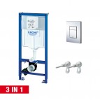 Комплект унитаз Subway 2.0 + рама Grohe Rapid SL 4