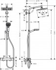 Crometta E240 1jet  Showerpipe dušas sistēma  2