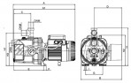 Насос JET 300 M 2.2kW 230V 50Hz 2