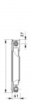 Vogel & Noot grīdas radiators 500x720 mm 11 tips 2