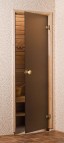 Andres дверы для сауны бронзовый матовый 70x190