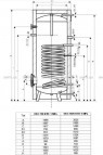 750NTR/HP солнечный бойлер косвенного нагрева 2