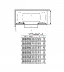 Vesta Шторки для ванны DW+S 170x65 2