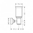 Axor Montreux lampa 2