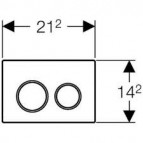 Omega 20 taustiņš,balta/zelta 2