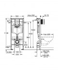 Rapid SL инсталяция 6 in 1 + Cosmo + Grohe Fresh 4