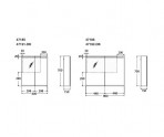 Ifo Option шкафчик с зеркалом LED MIDDLE 90 2