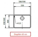 KBX 110-55 кухонная мойка, вручную 2