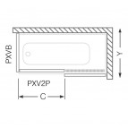  Стеночка боковая для ванны PXVB/750 2