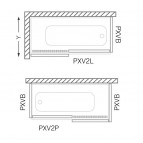  Стеночка боковая для ванны PXVB/750 3