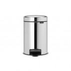 Atkritumu tvertne Newicon 12 l brilliant steel
