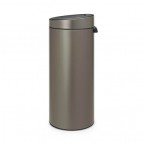 Atkritumu tvertne Touch Bin, 40 l, platinum