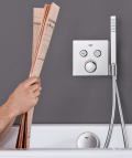 Grohtherm SmartControl Термостат на 2 выход, moon white 5