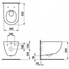 Komplekts pods Pro Slim + Grohe Rapid SL rāmis 3