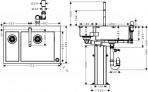 C71-F655-09 ST кухонная мойка c смесителем 4