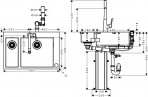 C71-F655-04 ST кухонная мойка c смесителем 4