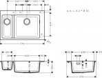 Virtuves izlietne S510-F635 SG 6