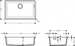 Virtuves izlietne S510-U660 SG 2